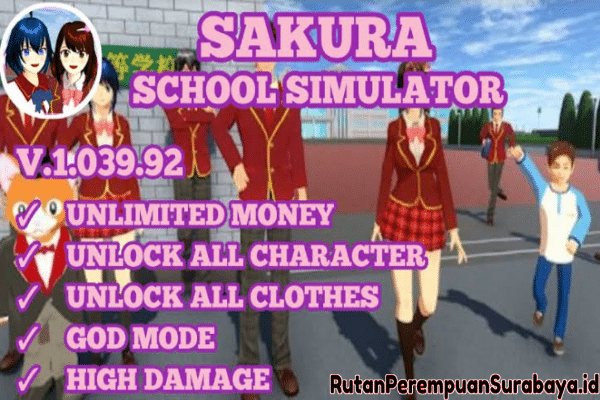 Fitur-fitur Unggulan Pada Game Sakura School Simulator Mod Apk
