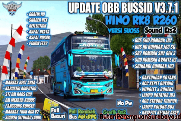 Link Download Mod Bussid Livery Bus Simulator Indonesia Full Strobo