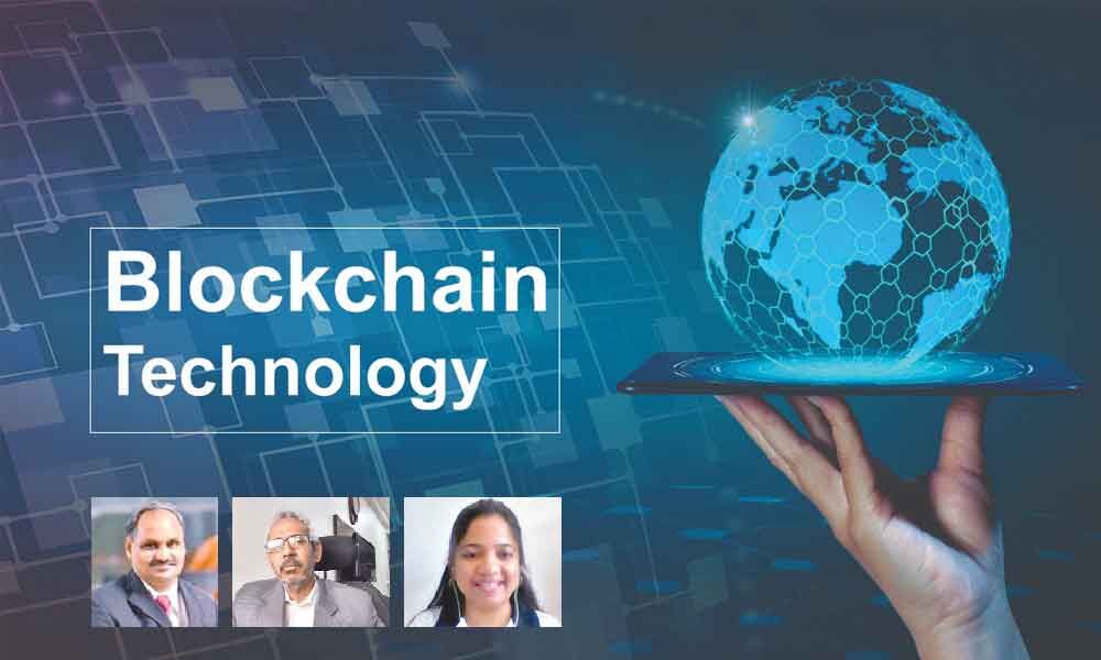 Blockchain technology look infographic author pwc infographics